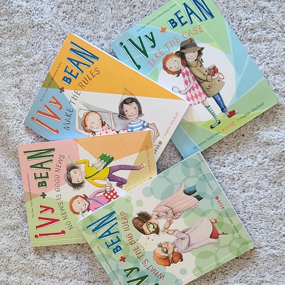 EUC  Lot of Ivy & Bean books # 7 - 10
